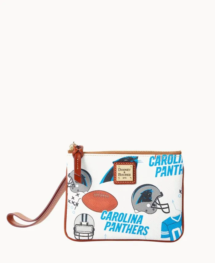 Dooney and Bourke NFL Panthers Stadium Wristlet Panthers WomenMen Wallets