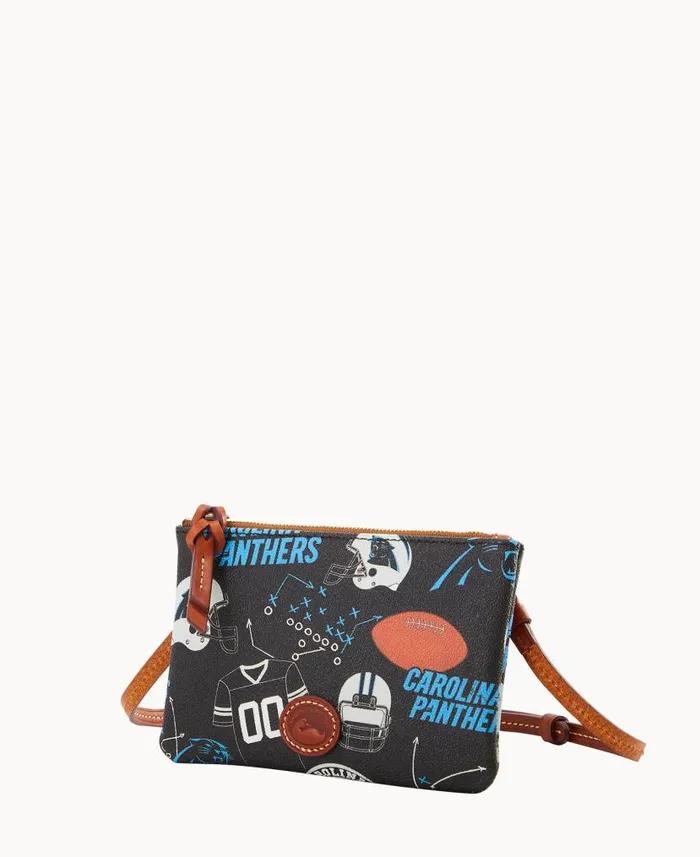 Dooney and Bourke NFL Panthers Top Zip Crossbody Panthers WomenMen Crossbodies Dooney and Bourke NFL Panthers Top Zip Crossbody Panthers WomenMen Crossbodies