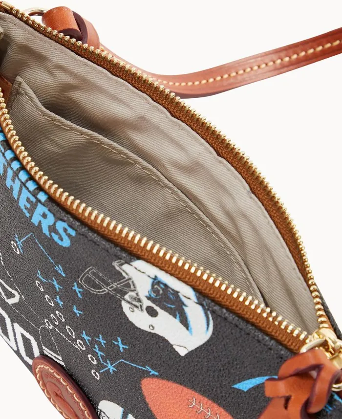 Dooney and Bourke NFL Panthers Top Zip Crossbody Panthers WomenMen Crossbodies Dooney and Bourke NFL Panthers Top Zip Crossbody Panthers WomenMen Crossbodies