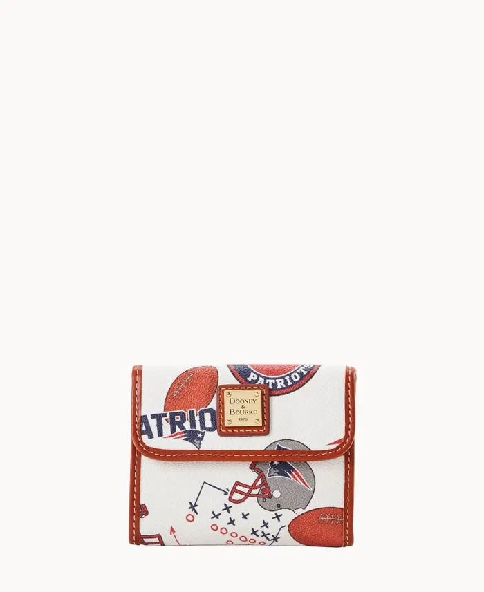 Dooney and Bourke NFL Patriots Flap Credit Card Wallet New England Patriots WomenMen Wallets Dooney and Bourke NFL Patriots Flap Credit Card Wallet New England Patriots WomenMen Wallets