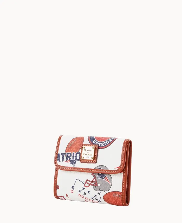 Dooney and Bourke NFL Patriots Flap Credit Card Wallet New England Patriots WomenMen Wallets Dooney and Bourke NFL Patriots Flap Credit Card Wallet New England Patriots WomenMen Wallets