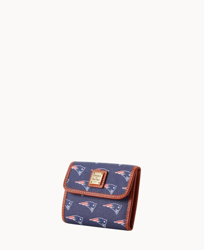 Dooney and Bourke NFL Patriots Flap Credit Card Wallet Patriots WomenMen Wallets Dooney and Bourke NFL Patriots Flap Credit Card Wallet Patriots WomenMen Wallets