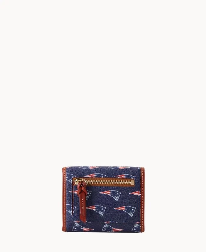 Dooney and Bourke NFL Patriots Flap Credit Card Wallet Patriots WomenMen Wallets Dooney and Bourke NFL Patriots Flap Credit Card Wallet Patriots WomenMen Wallets