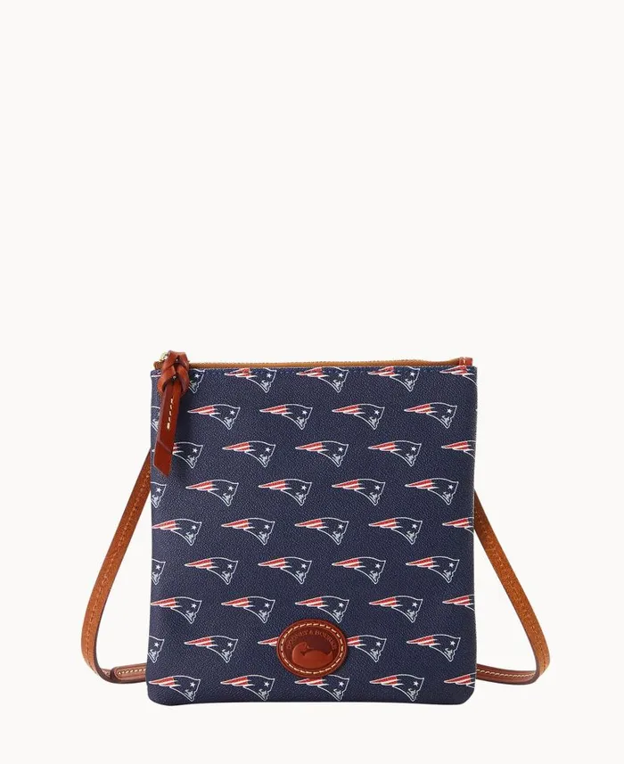 Dooney and Bourke NFL Patriots North South Top Zip Crossbody Patriots WomenMen Crossbodies Dooney and Bourke NFL Patriots North South Top Zip Crossbody Patriots WomenMen Crossbodies