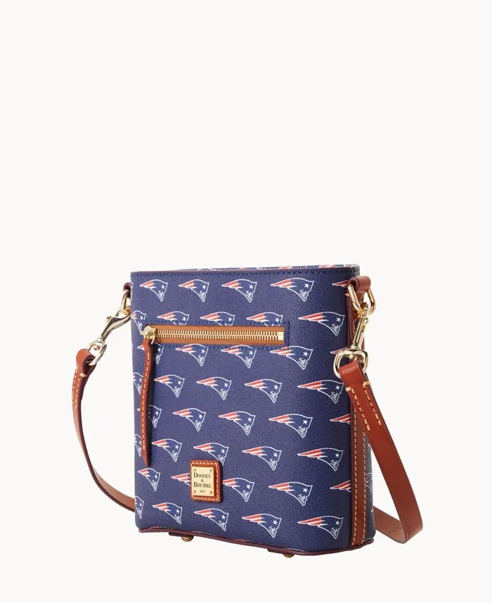 Dooney and Bourke NFL Patriots Small Zip Crossbody Patriots WomenMen Crossbodies Dooney and Bourke NFL Patriots Small Zip Crossbody Patriots WomenMen Crossbodies