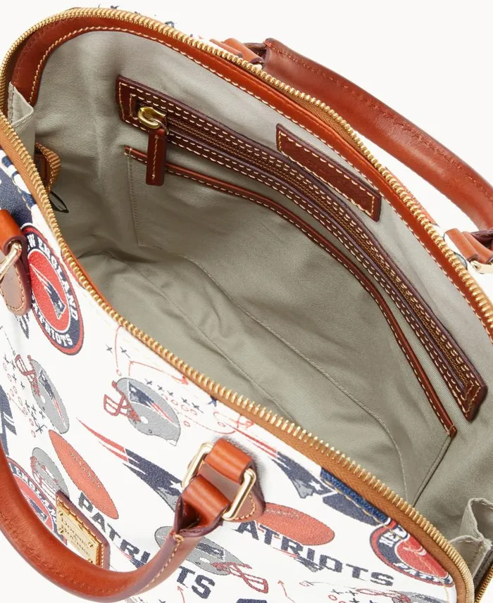 Dooney and Bourke NFL Patriots Zip Zip Satchel Patriots WomenMen Satchels