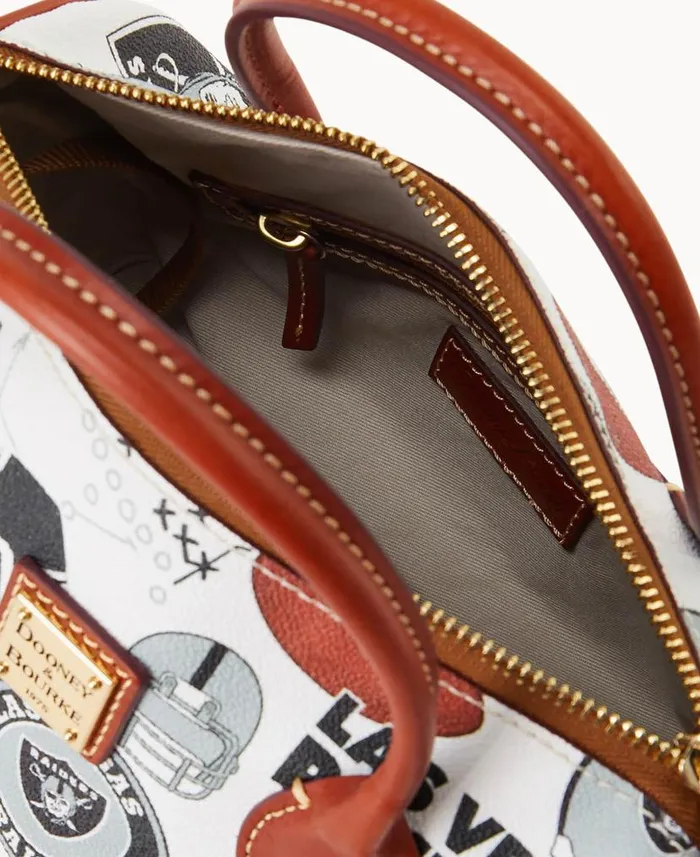 Dooney and Bourke NFL Raiders Barrel Satchel Raiders WomenMen Satchels