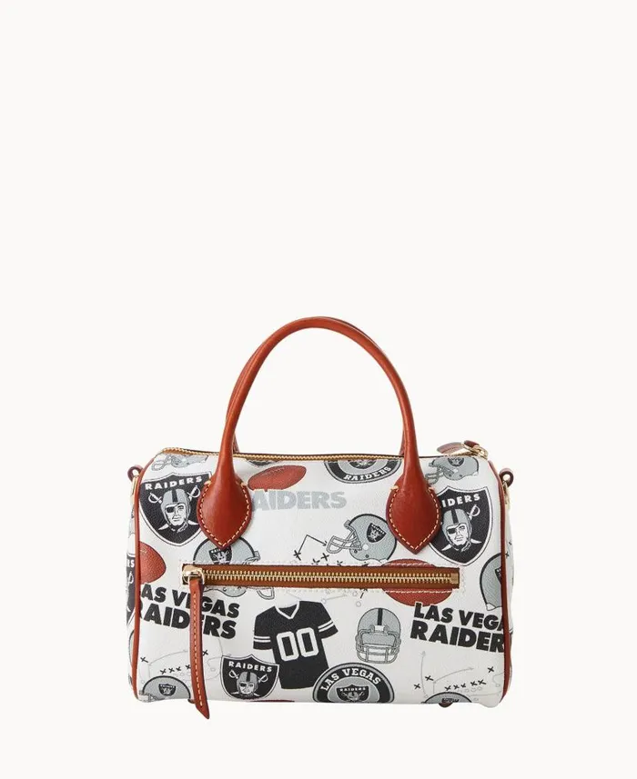Dooney and Bourke NFL Raiders Barrel Satchel Raiders WomenMen Satchels