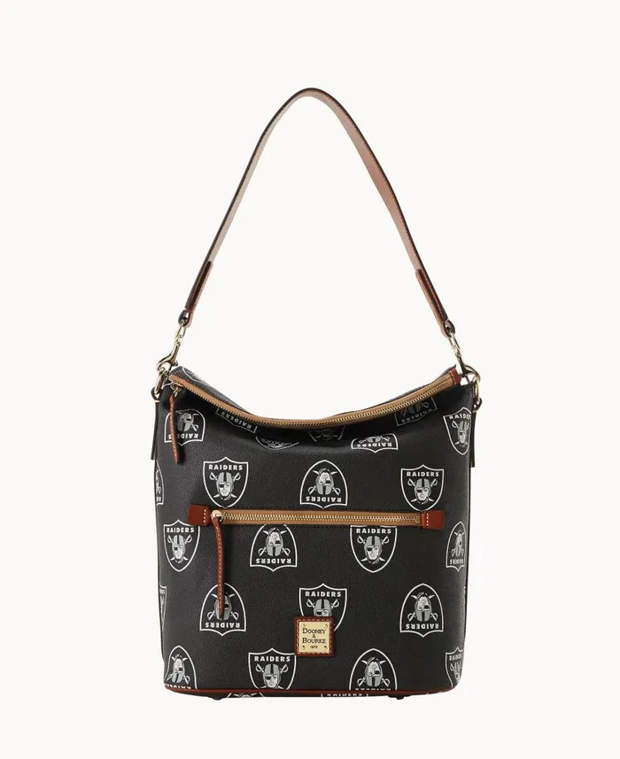 Dooney and Bourke NFL Raiders Large Sac Raiders WomenMen Shoulder Bags