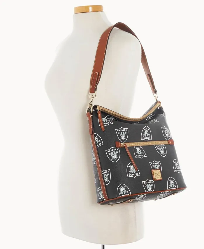 Dooney and Bourke NFL Raiders Large Sac Raiders WomenMen Shoulder Bags