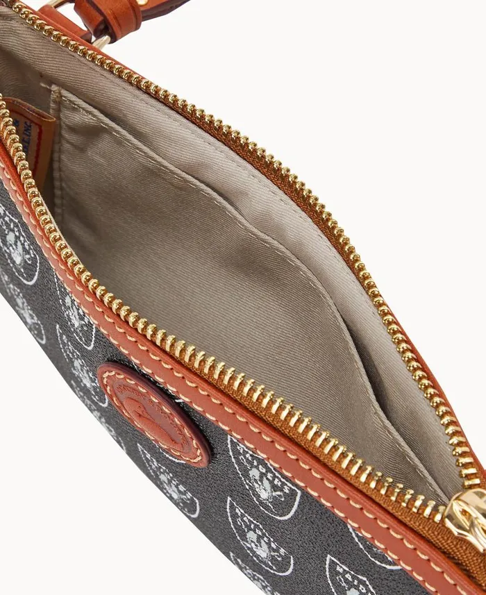 Dooney and Bourke NFL Raiders Large Slim Crossbody Raiders WomenMen Crossbodies Dooney and Bourke NFL Raiders Large Slim Crossbody Raiders WomenMen Crossbodies