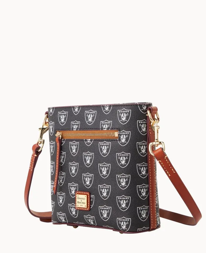 Dooney and Bourke NFL Raiders Small Zip Crossbody Raiders WomenMen Crossbodies Dooney and Bourke NFL Raiders Small Zip Crossbody Raiders WomenMen Crossbodies