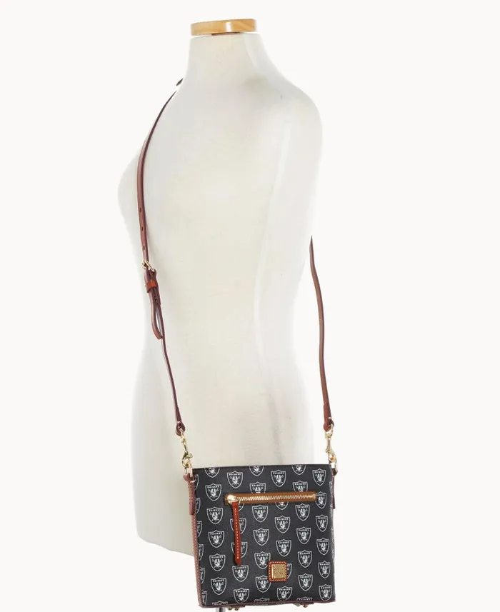Dooney and Bourke NFL Raiders Small Zip Crossbody Raiders WomenMen Crossbodies Dooney and Bourke NFL Raiders Small Zip Crossbody Raiders WomenMen Crossbodies