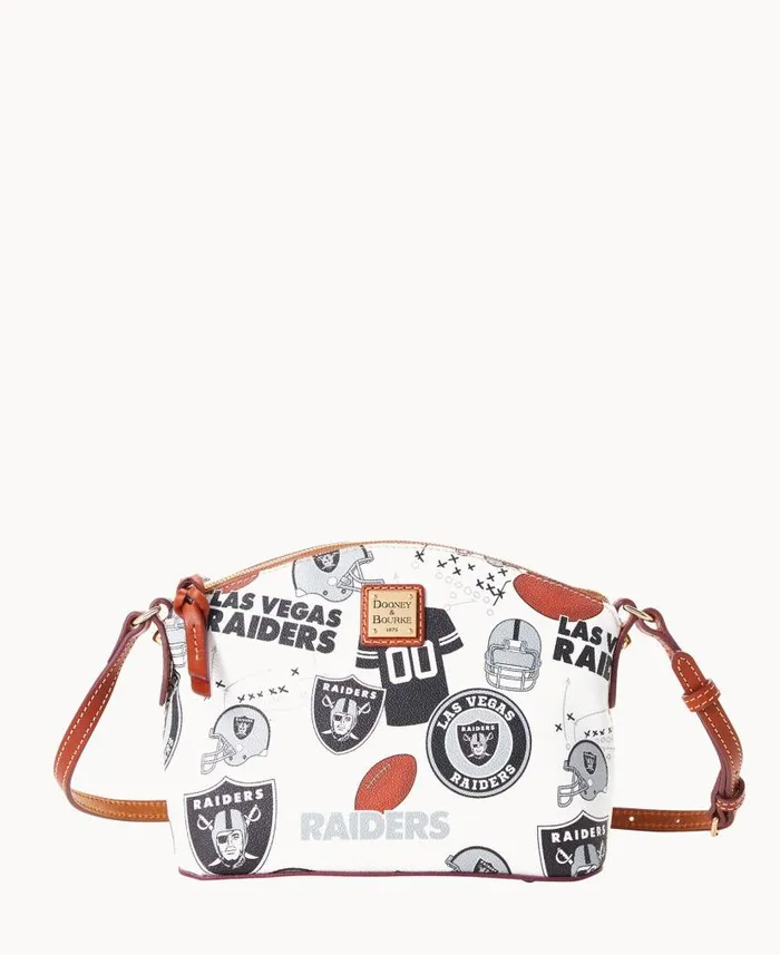 Dooney and Bourke NFL Raiders Suki Crossbody Raiders WomenMen Crossbodies