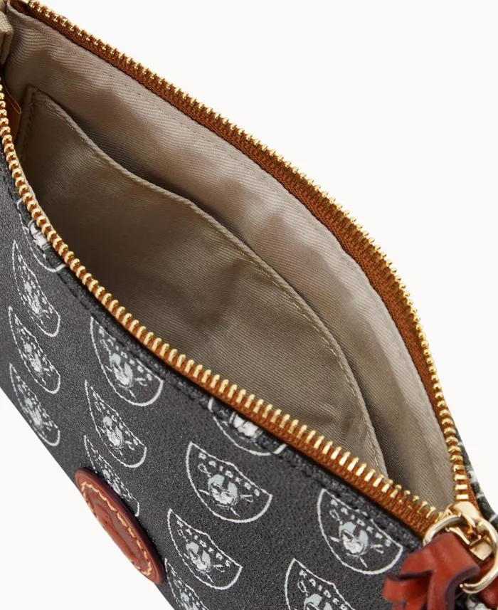 Dooney and Bourke NFL Raiders Top Zip Crossbody Raiders WomenMen Crossbodies Dooney and Bourke NFL Raiders Top Zip Crossbody Raiders WomenMen Crossbodies