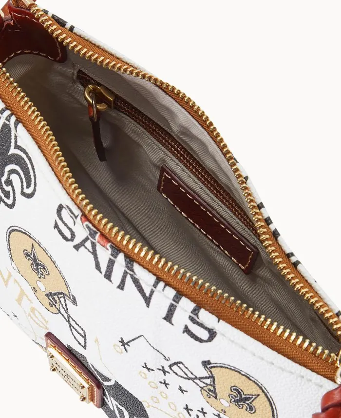Dooney and Bourke NFL Saints Crossbody Pouchette Saints WomenMen Crossbodies Dooney and Bourke NFL Saints Crossbody Pouchette Saints WomenMen Crossbodies