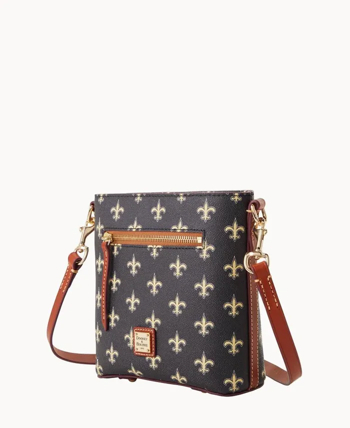 Dooney and Bourke NFL Saints Small Zip Crossbody Saints WomenMen Crossbodies Dooney and Bourke NFL Saints Small Zip Crossbody Saints WomenMen Crossbodies