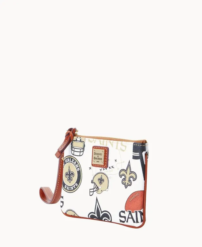 Dooney and Bourke NFL Saints Stadium Wristlet Saints WomenMen Wallets