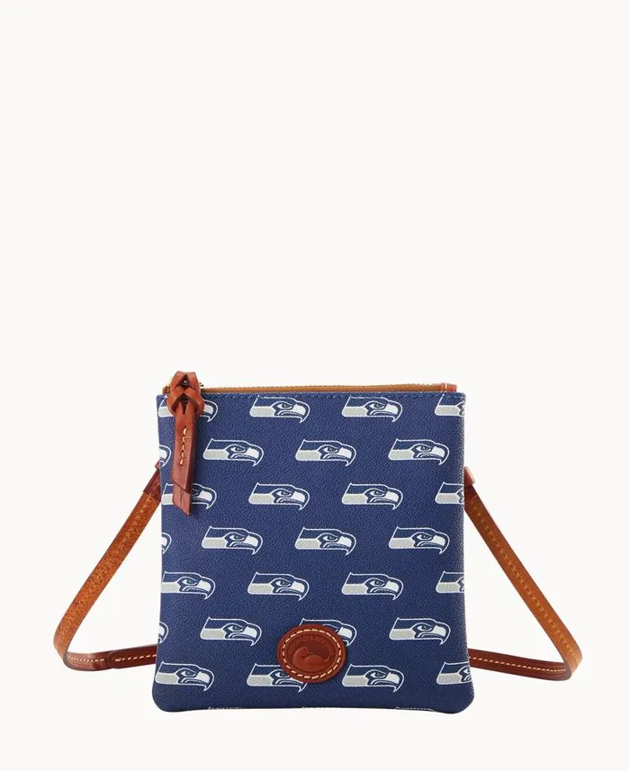 Dooney and Bourke NFL Seahawks Small North South Top Zip Crossbody Seahawks WomenMen Crossbodies Dooney and Bourke NFL Seahawks Small North South Top Zip Crossbody Seahawks WomenMen Crossbodies