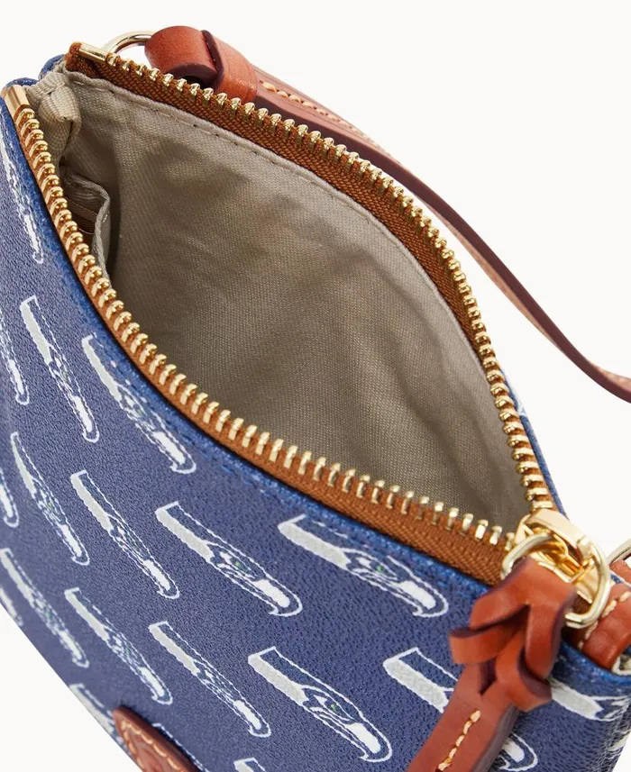 Dooney and Bourke NFL Seahawks Small North South Top Zip Crossbody Seahawks WomenMen Crossbodies Dooney and Bourke NFL Seahawks Small North South Top Zip Crossbody Seahawks WomenMen Crossbodies