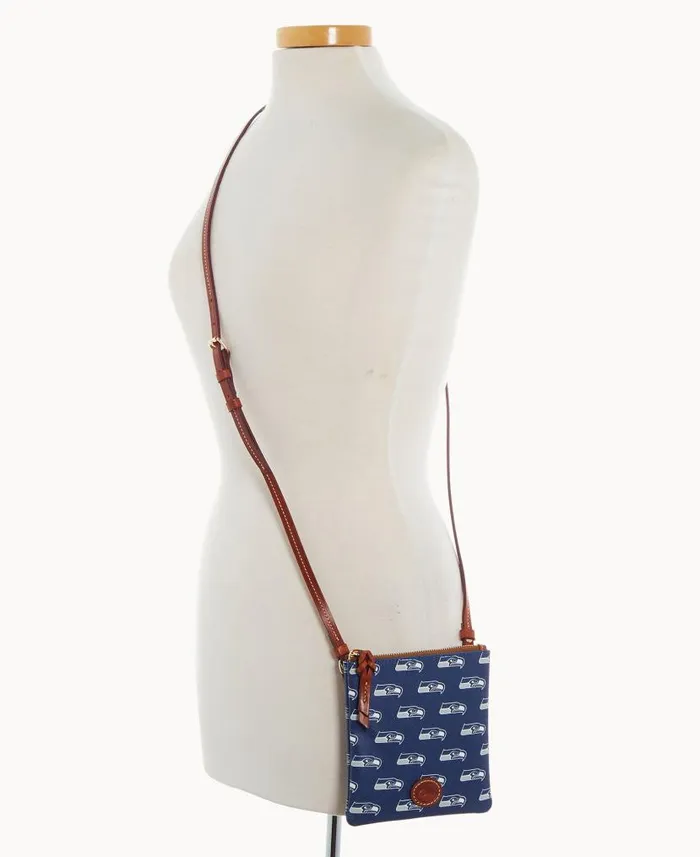 Dooney and Bourke NFL Seahawks Small North South Top Zip Crossbody Seahawks WomenMen Crossbodies Dooney and Bourke NFL Seahawks Small North South Top Zip Crossbody Seahawks WomenMen Crossbodies