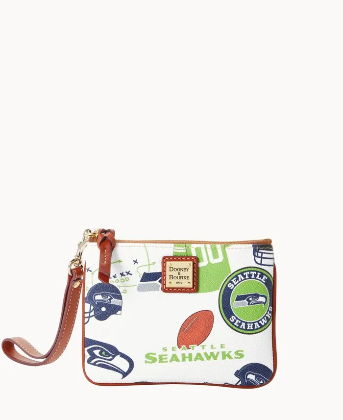 Dooney and Bourke NFL Seahawks Stadium Wristlet Seahawks WomenMen Wallets
