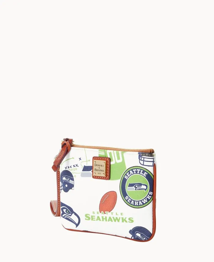 Dooney and Bourke NFL Seahawks Stadium Wristlet Seahawks WomenMen Wallets