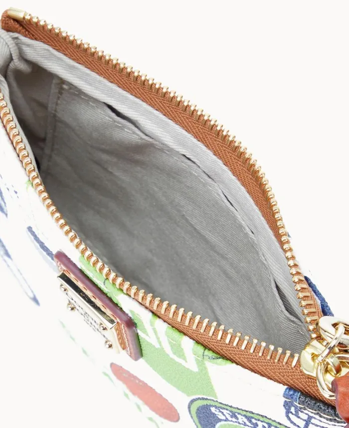 Dooney and Bourke NFL Seahawks Stadium Wristlet Seahawks WomenMen Wallets