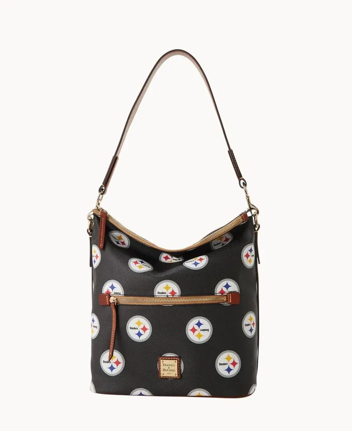Dooney and Bourke NFL Steelers Large Sac Steelers WomenMen Shoulder Bags