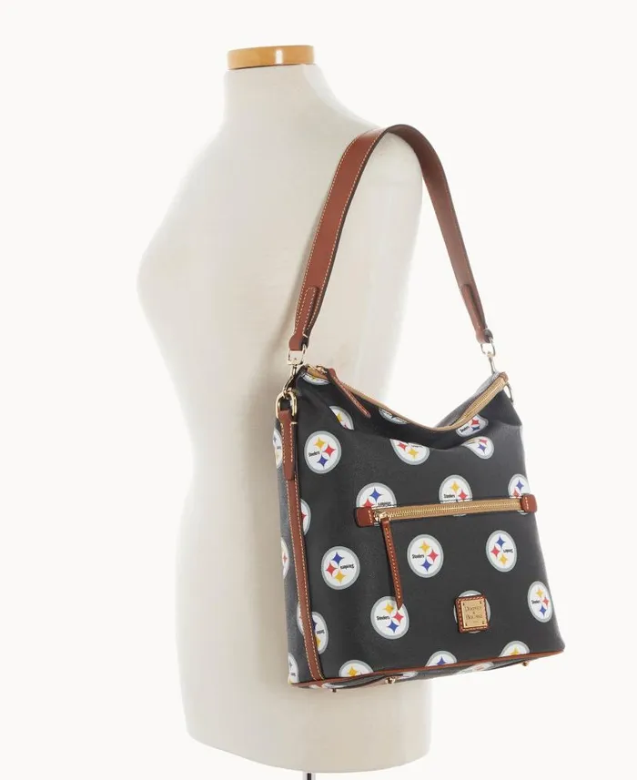 Dooney and Bourke NFL Steelers Large Sac Steelers WomenMen Shoulder Bags
