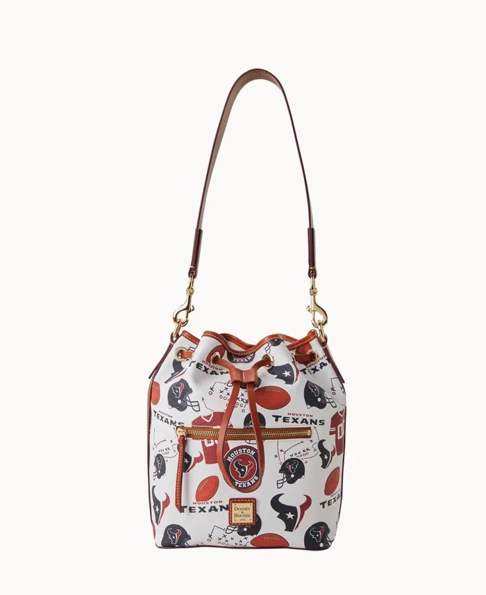 Dooney and Bourke NFL Texans Drawstring Texans WomenMen Shoulder Bags