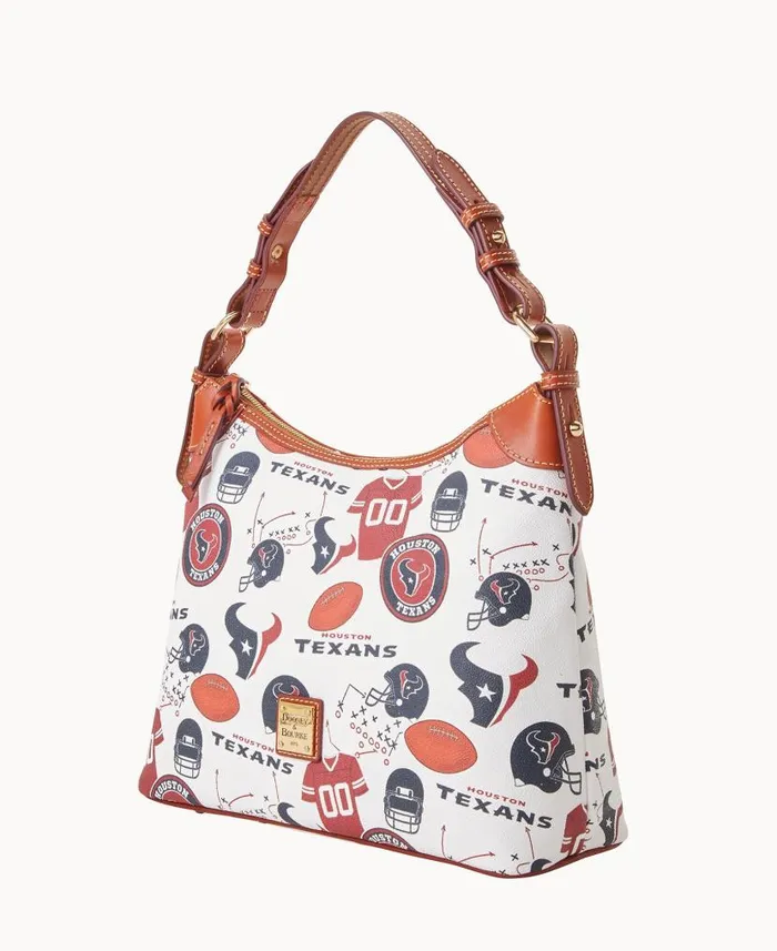 Dooney and Bourke NFL Texans Hobo Texans WomenMen Shoulder Bags