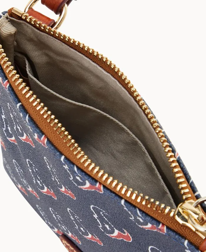 Dooney and Bourke NFL Texans Small North South Top Zip Crossbody Texans WomenMen Crossbodies Dooney and Bourke NFL Texans Small North South Top Zip Crossbody Texans WomenMen Crossbodies