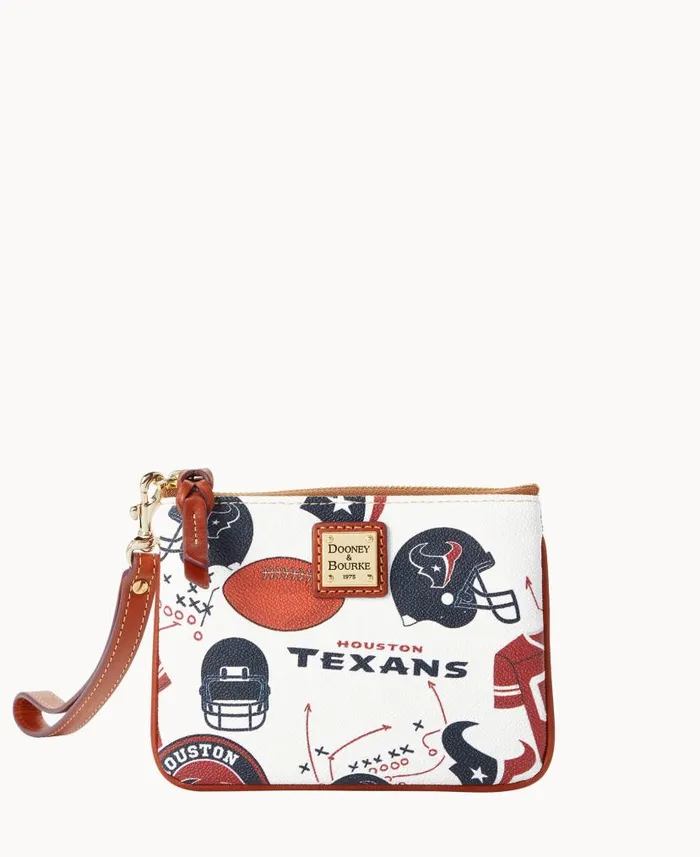 Dooney and Bourke NFL Texans Stadium Wristlet Texans WomenMen Wallets
