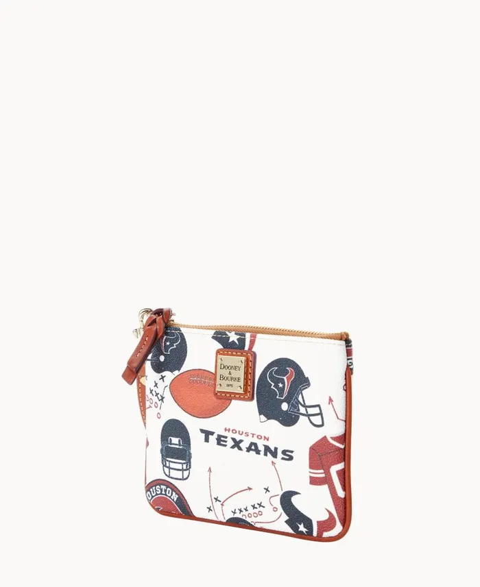 Dooney and Bourke NFL Texans Stadium Wristlet Texans WomenMen Wallets
