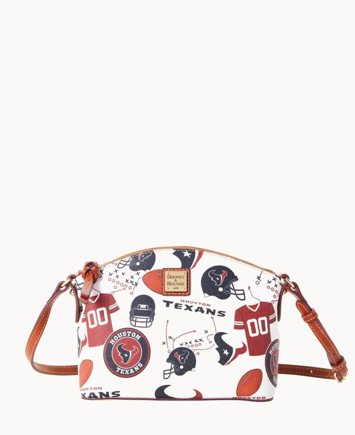 Dooney and Bourke NFL Texans Suki Crossbody Texans WomenMen Crossbodies