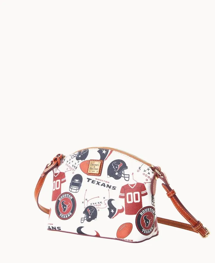 Dooney and Bourke NFL Texans Suki Crossbody Texans WomenMen Crossbodies