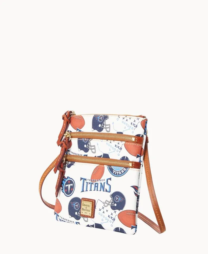 Dooney and Bourke NFL Titans N S Triple Zip Crossbody Titans WomenMen Crossbodies Dooney and Bourke NFL Titans N S Triple Zip Crossbody Titans WomenMen Crossbodies
