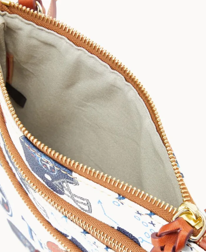Dooney and Bourke NFL Titans N S Triple Zip Crossbody Titans WomenMen Crossbodies Dooney and Bourke NFL Titans N S Triple Zip Crossbody Titans WomenMen Crossbodies