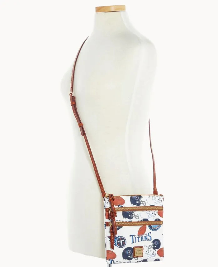 Dooney and Bourke NFL Titans N S Triple Zip Crossbody Titans WomenMen Crossbodies Dooney and Bourke NFL Titans N S Triple Zip Crossbody Titans WomenMen Crossbodies