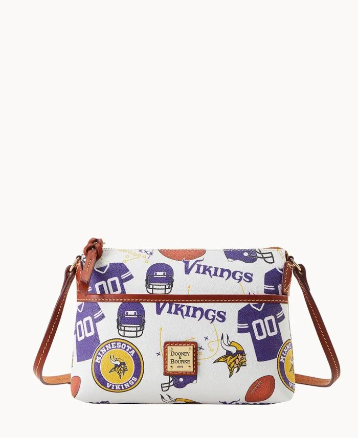 Dooney and Bourke NFL Vikings Ginger Crossbody Vikings WomenMen Crossbodies