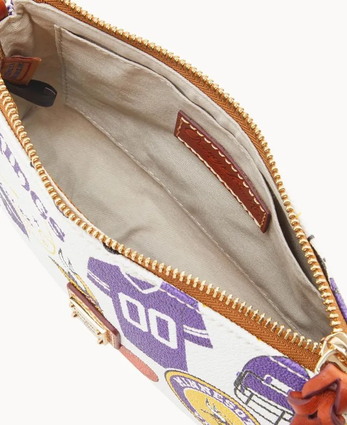 Dooney and Bourke NFL Vikings Lexi Crossbody Sm Coin Case Vikings WomenMen Crossbodies Dooney and Bourke NFL Vikings Lexi Crossbody Sm Coin Case Vikings WomenMen Crossbodies