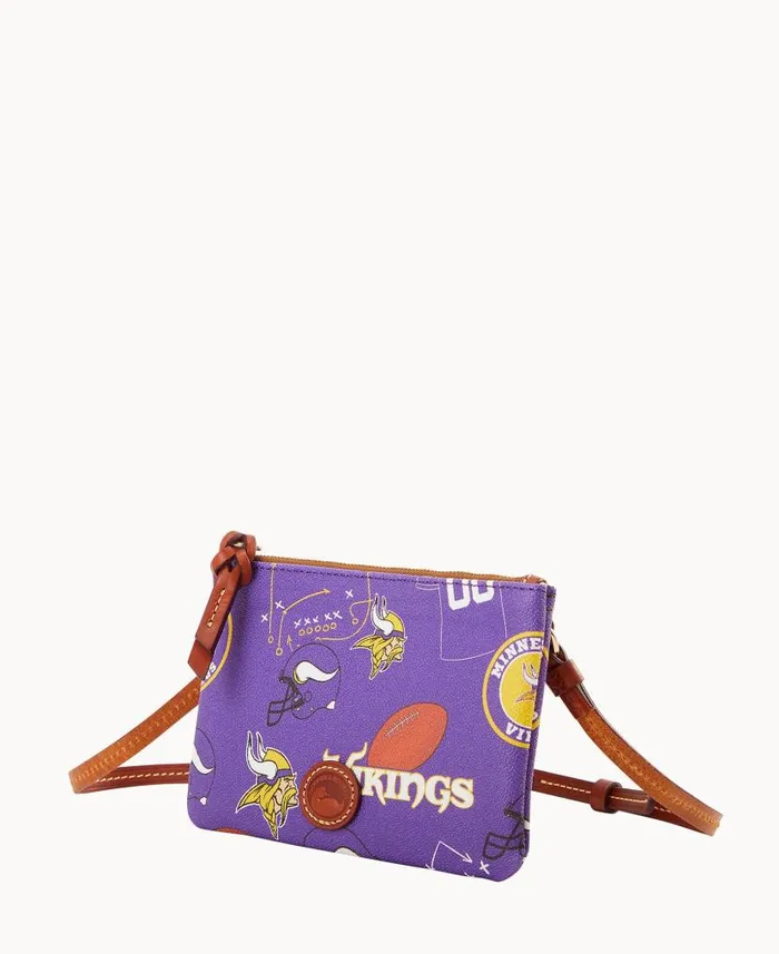 Dooney and Bourke NFL Vikings Top Zip Crossbody Vikings WomenMen Crossbodies Dooney and Bourke NFL Vikings Top Zip Crossbody Vikings WomenMen Crossbodies