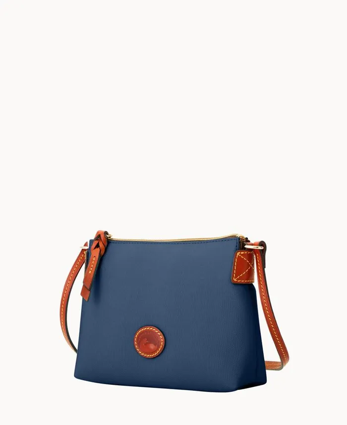 Dooney and Bourke Nylon Crossbody Pouchette Navy WomenMen Crossbodies