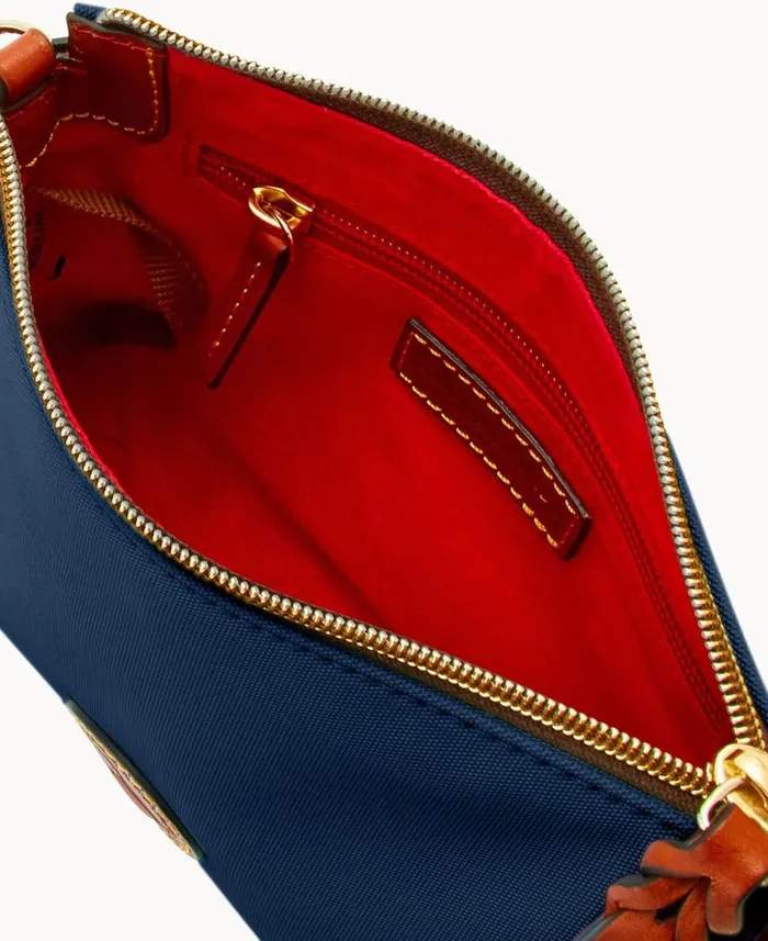 Dooney and Bourke Nylon Crossbody Pouchette Navy WomenMen Crossbodies