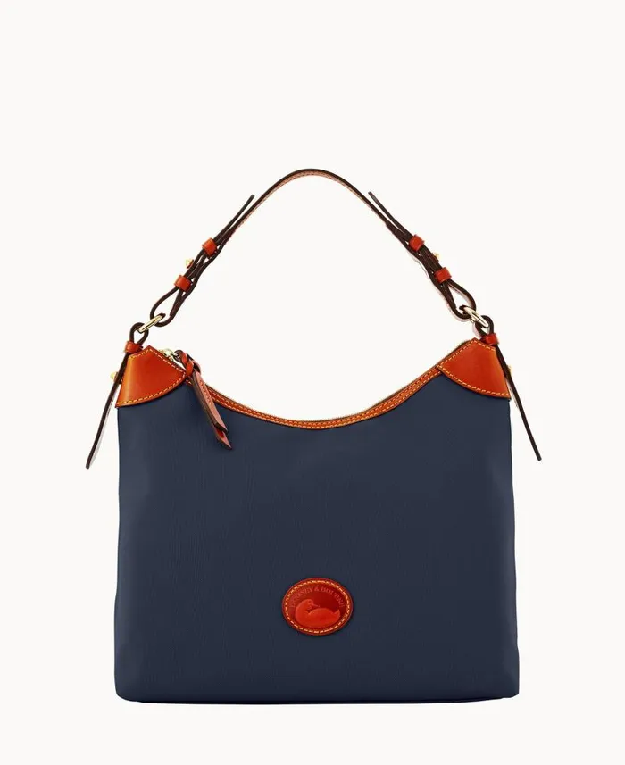 Dooney and Bourke Nylon Large Erica Navy WomenMen Shoulder Bags