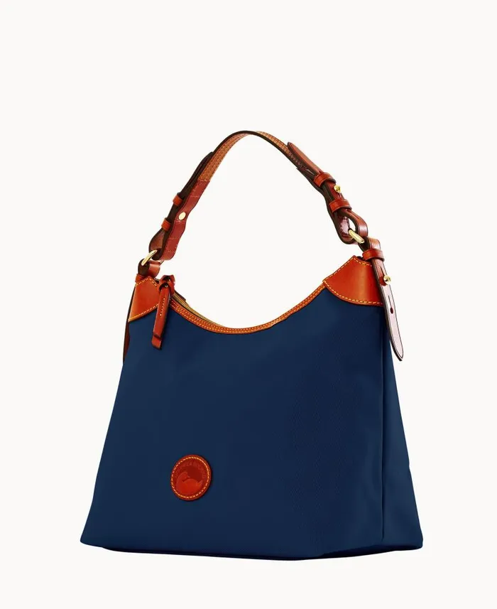 Dooney and Bourke Nylon Large Erica Navy WomenMen Shoulder Bags