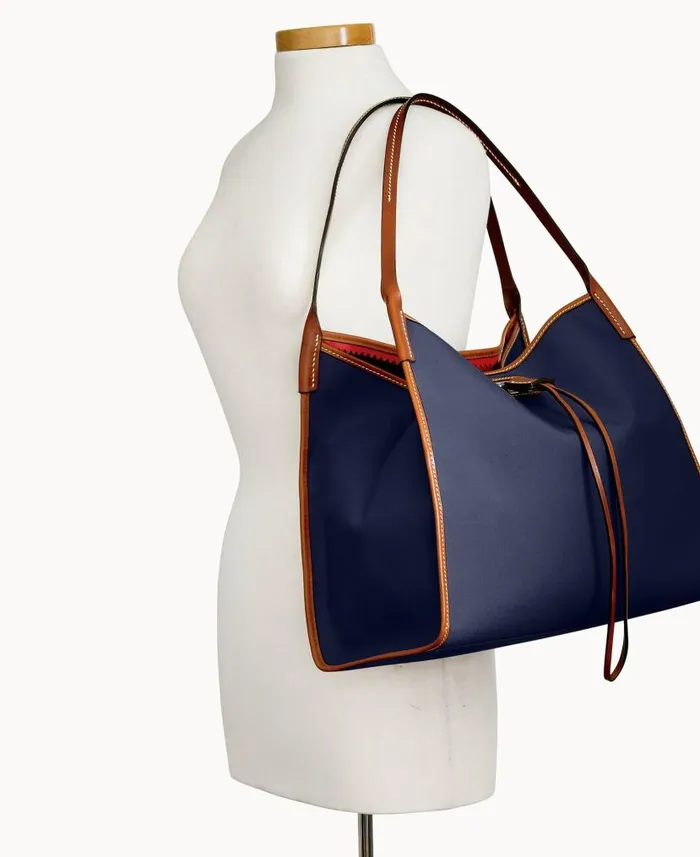 Dooney and Bourke Oncour Cabriolet Full Up Navy WomenMen Shoulder Bags