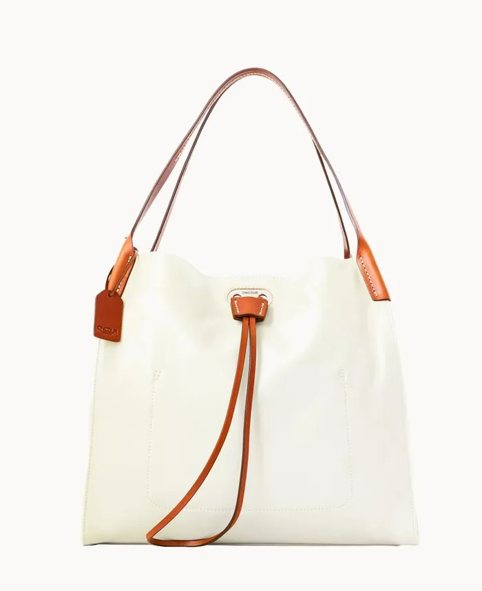 Dooney and Bourke Oncour Elba Full Up Two Pure White WomenMen Shoulder Bags
