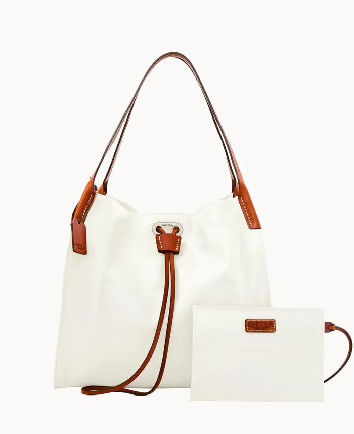 Dooney and Bourke Oncour Elba Full Up Two Pure White WomenMen Shoulder Bags